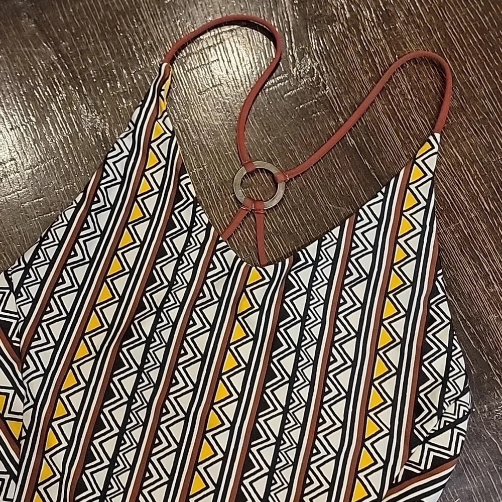 Dolce Vita Tribal Trance Crossback One-piece Swimsuit